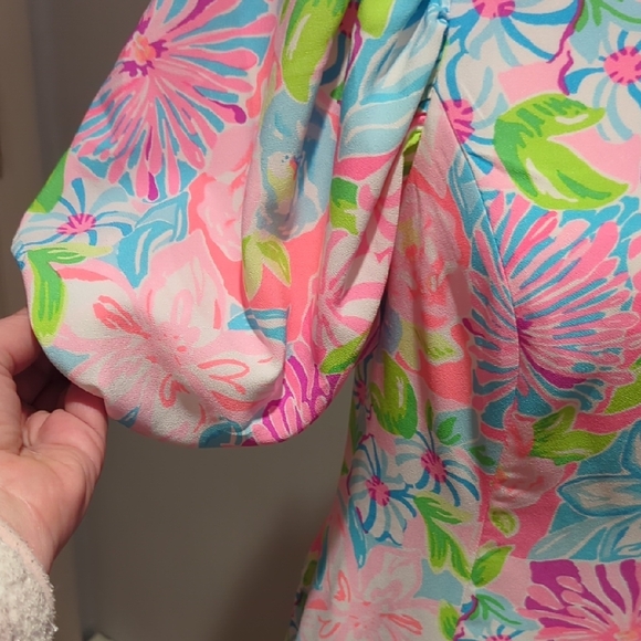 Lilly Pulitzer Vibrant Floral Maxi Dress - Picture 4 of 10